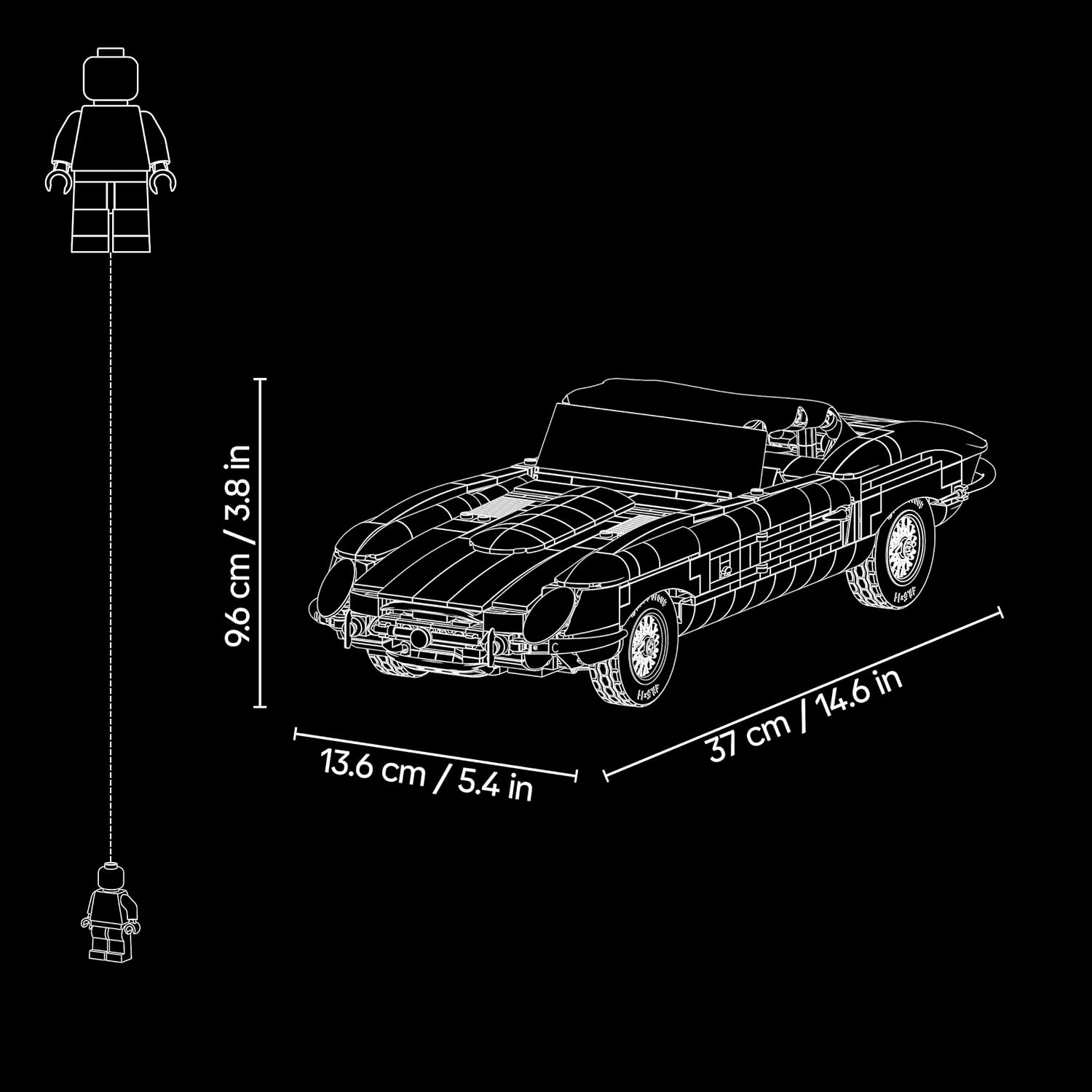 LEGO Icons Jaguar E-Type 11381