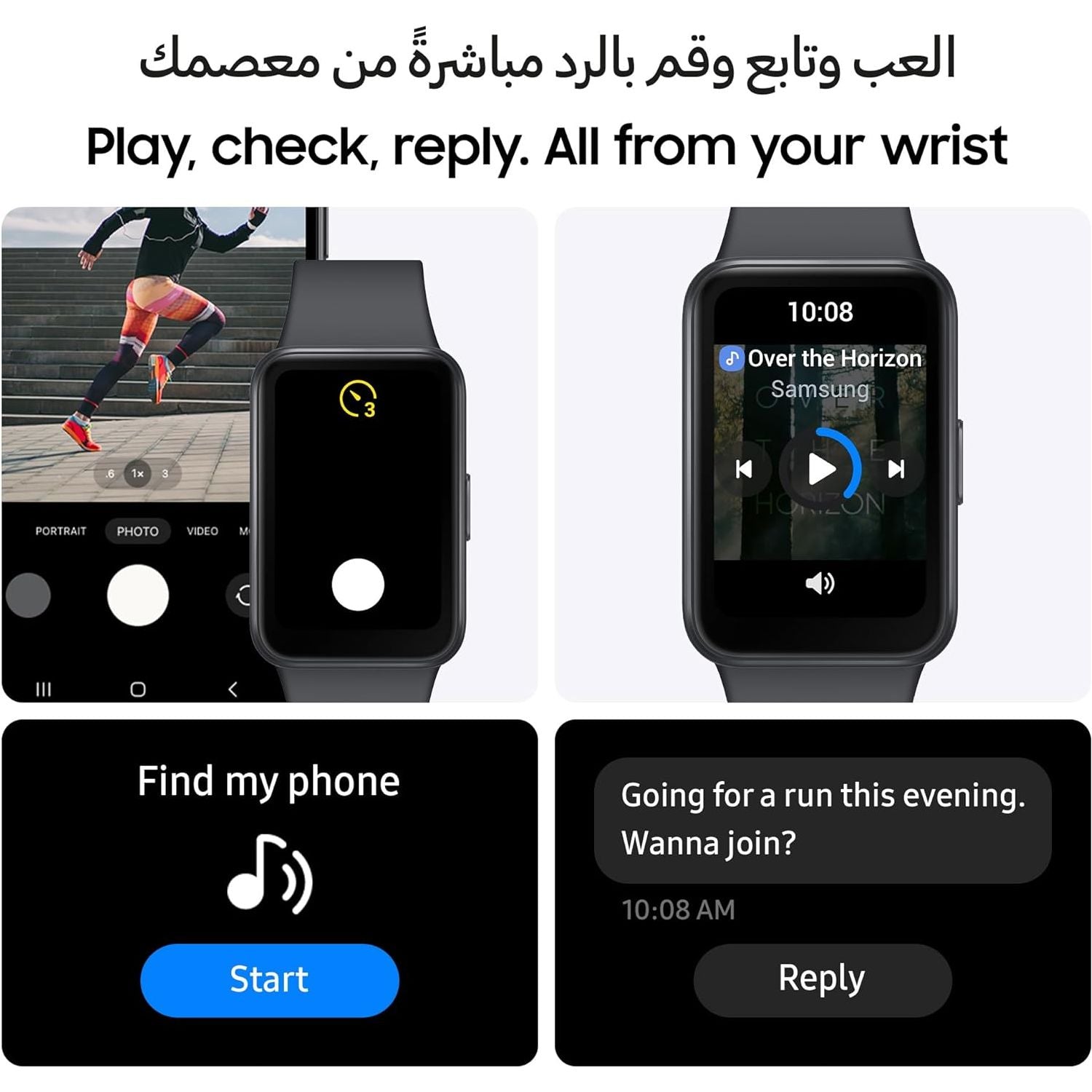 Buy Samsung,Samsung Galaxy Fit3 – Light & Sleek Fitness Band, 13-Day Battery, 100+ Exercises, Sleep Tracking, Dark Gray (Black) - Gadcet UK | UK | London | Scotland | Wales| Near Me | Cheap | Pay In 3 | Activity Monitors