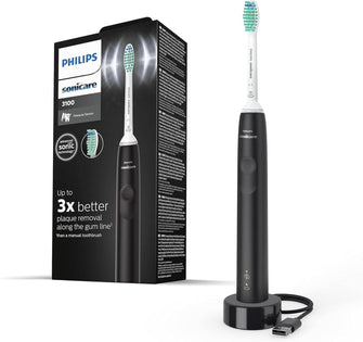 Buy Philips,Philips Sonicare 3100 Electric Toothbrush Black - HX3671/14 - Gadcet UK | UK | London | Scotland | Wales| Near Me | Cheap | Pay In 3 | Toothbrushes