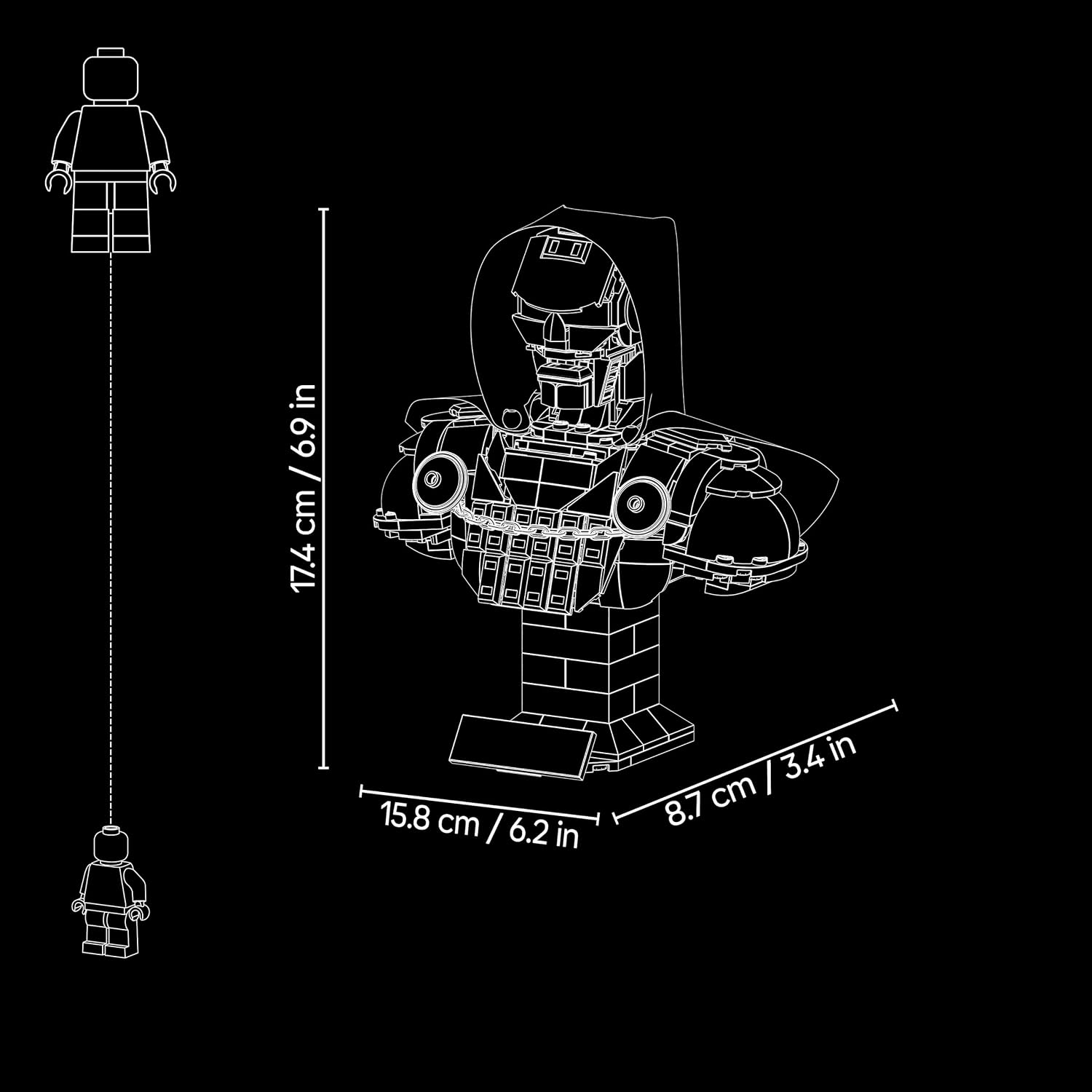 LEGO Marvel Doctor Doom Bust 76345