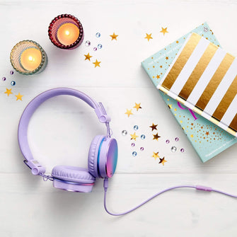 Buy MIXX,Mixx Audio | Limited Edition OX1 On-Ear Stereo Foldable Headphones With In-Line Mic - Headphones for girls teens kids, Pink and Purple Mermaid - 3.5mm Jack - Gadcet UK | UK | London | Scotland | Wales| Ireland | Near Me | Cheap | Pay In 3 | Headphones