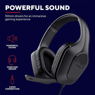 Buy Trust Gaming,Trust Gaming GXT 790 Tridox 3-in-1 Gaming PC Bundle - Lightweight Headset with 50mm Drivers, Programmable Wired Mouse 200-6400 DPI, Mouse Mat, Gamer Set for Computer, Laptop, Desktop - Black - Gadcet UK | UK | London | Scotland | Wales| Near Me | Cheap | Pay In 3 | Headphone