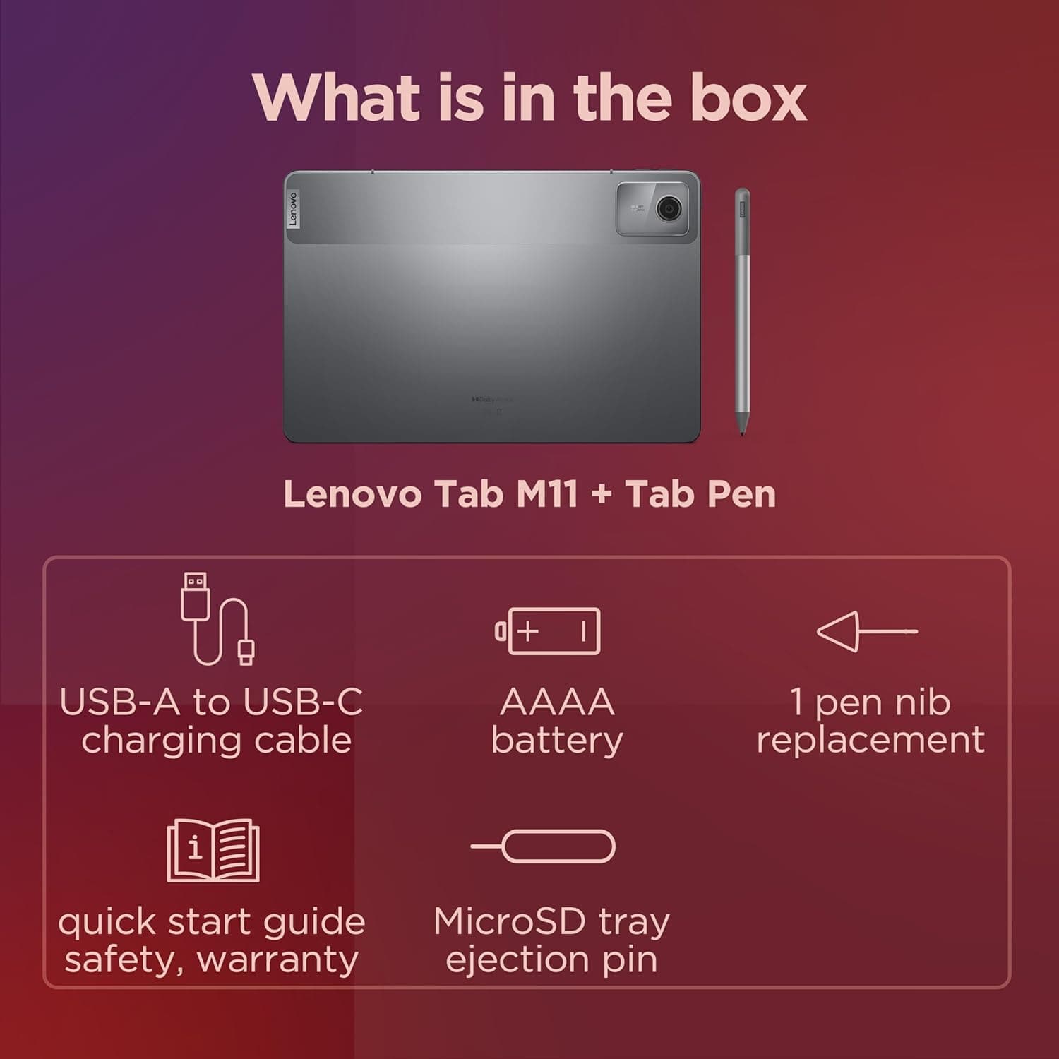 Buy Lenovo,Lenovo Tab M11 11" Android Tablet, Full HD 128GB, 4GB RAM, Wi-Fi, Lenovo Pen, Luna Grey - Gadcet UK | UK | London | Scotland | Wales| Near Me | Cheap | Pay In 3 | Tablet Computers