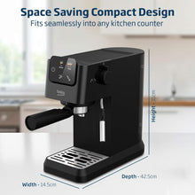 Buy Beko,Beko CaffeExperto™ CEP5302B Manual Espresso Machine – Black (15 Bar, Touch Display, Milk Frother, Dual Nozzle) - Gadcet UK | UK | London | Scotland | Wales| Near Me | Cheap | Pay In 3 | Coffee Makers & Espresso Machines