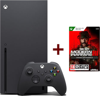 Buy Xbox,Xbox Series X + Call of Duty: Modern Warfare III - Cross-Gen Bundle for Xbox One and Xbox Series X (Download Code) - Gadcet UK | UK | London | Scotland | Wales| Ireland | Near Me | Cheap | Pay In 3 | Video Game Consoles