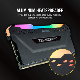 Buy Corsair,CORSAIR VENGEANCE RGB PRO 32GB (2x16GB) DDR4 3600 (PC4-28800) C18 Desktop Memory – Black - Gadcet UK | UK | London | Scotland | Wales| Ireland | Near Me | Cheap | Pay In 3 | RAM