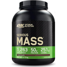 Buy Optimum Nutrition,Optimum Nutrition Serious Mass - Chocolate Flavored High-Calorie Weight Gainer, Protein Powder with 25 Vitamins & Minerals, Creatine & Glutamine, 2.73 kg, 8 Servings - Gadcet UK | UK | London | Scotland | Wales| Ireland | Near Me | Cheap | Pay In 3 | Weight Gainer Protein Powder