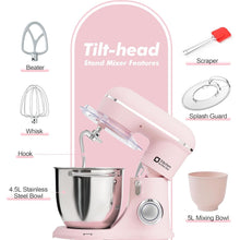 Buy Food Mixers,Kitchen in the Box Stand Mixer | 4.5L + 5L Dual Bowls | 1300W Electric Food Mixer | 10 Speeds | Dough Hook, Whisk & Beater | Matte Finish | Rose Pink - Gadcet UK | UK | London | Scotland | Wales| Near Me | Cheap | Pay In 3 | Kitchen