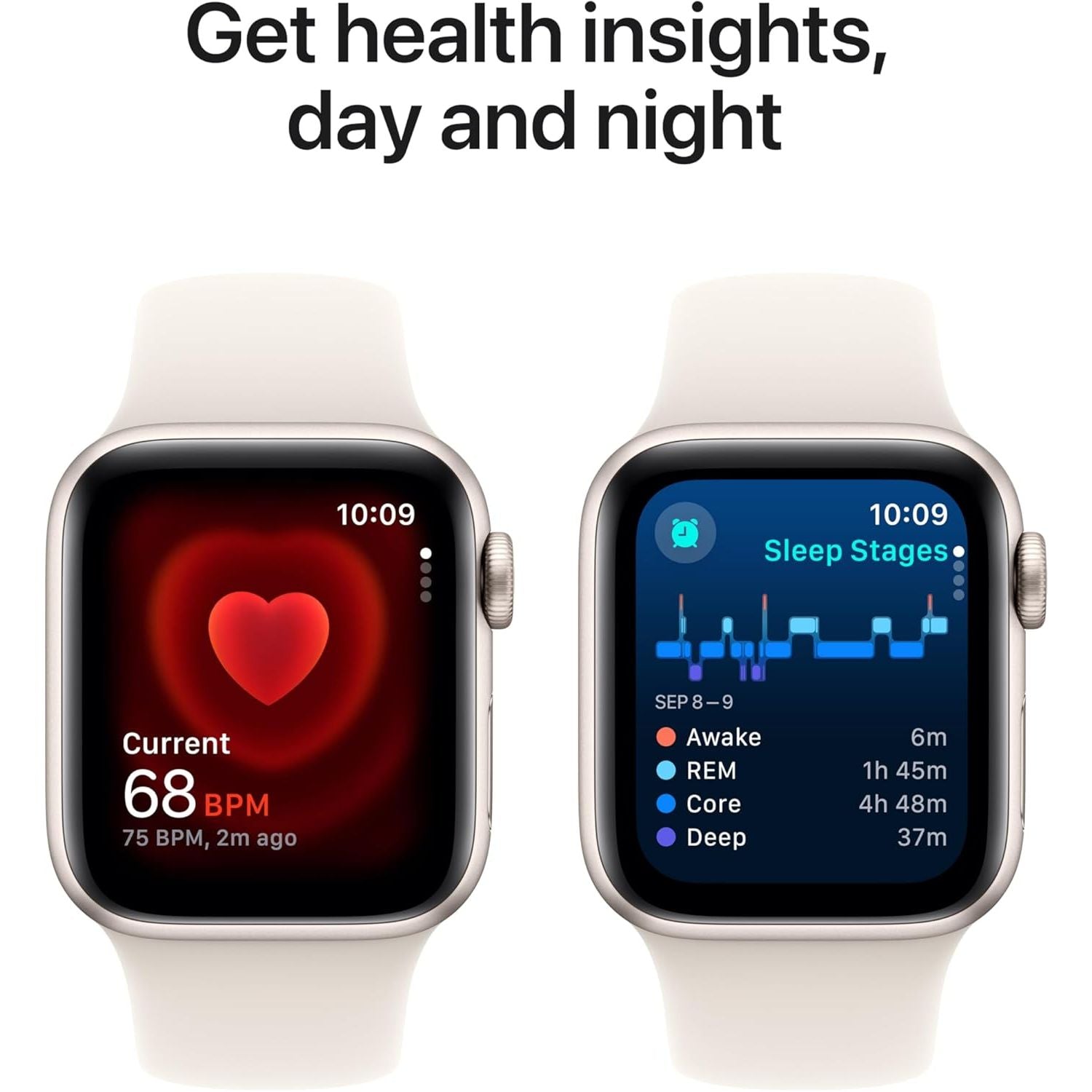 Buy Apple,Apple Watch SE 2nd Gen (GPS) 40mm Smartwatch with Starlight Aluminium Case With White Strap - Gadcet UK | UK | London | Scotland | Wales| Near Me | Cheap | Pay In 3 | Smart Watches