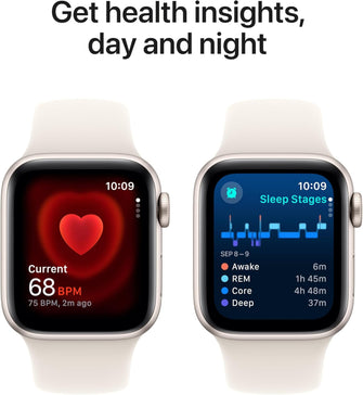 Buy Apple,Apple Watch SE 2nd Gen (GPS) 40mm Smartwatch with Starlight Aluminium Case With White Strap - Gadcet UK | UK | London | Scotland | Wales| Near Me | Cheap | Pay In 3 | Smart Watches