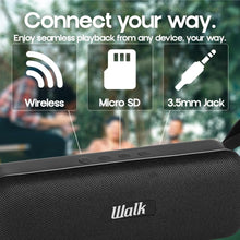 Buy Walk,Walk Audio H204 Rose Gold Bluetooth Speaker – Portable Fabric Wireless Speaker with 2 x 5W Sound, Bass Boost & Built-In Mic - Gadcet UK | UK | London | Scotland | Wales| Near Me | Cheap | Pay In 3 | Speaker