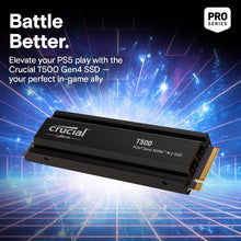 Buy Crucial,Crucial T500 Heatsink 1TB M.2 2280 NVMe PCIe 4.0 SSD - Gadcet UK | UK | London | Scotland | Wales| Near Me | Cheap | Pay In 3 | Hard Drives