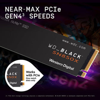 Buy Western Digital,WD_Black SN850X 2TB M.2 2280 PCIe Gen4 NVMe Gaming SSD up to 7300 MB/s read speed - Gadcet.com | UK | London | Scotland | Wales| Ireland | Near Me | Cheap | Pay In 3 | Hard Drives