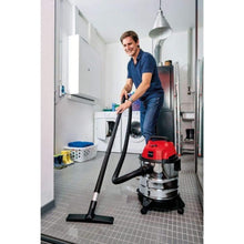 Buy Einhell,Einhell TC-VC 1820 S Wet and Dry Vacuum Cleaner - 1250 W, 20 L Stainless Steel Tank, Blow Connection, 4 Castors, 36 mm Suction Hose with Extension, Floor Nozzle, and Filters - Gadcet UK | UK | London | Scotland | Wales| Near Me | Cheap | Pay In 3 | Vacuums