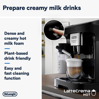Buy De'Longhi,De'Longhi Magnifica Evo, Bean to Cup Coffee and Cappuccino Maker, 1450 watts, 250g bean container, 1.8L water container, ECAM292.81.B, Plastic, Black - Gadcet UK | UK | London | Scotland | Wales| Near Me | Cheap | Pay In 3 | Coffee Makers & Espresso Machines