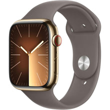 Buy Apple,Apple Watch Series 9 (GPS + Cellular) - 41mm Gold Stainless Steel Case with Clay Sport Band - Gadcet UK | UK | London | Scotland | Wales| Near Me | Cheap | Pay In 3 | Smart Watches