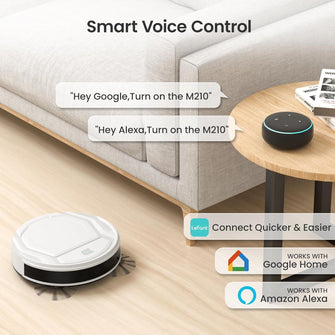 Buy LEFANT,Lefant M210 Robot Vacuum Cleaner - Ideal for Pet Hair, Hard Floor and Carpet - White - Gadcet UK | UK | London | Scotland | Wales| Ireland | Near Me | Cheap | Pay In 3 | Floor & Steam Cleaners