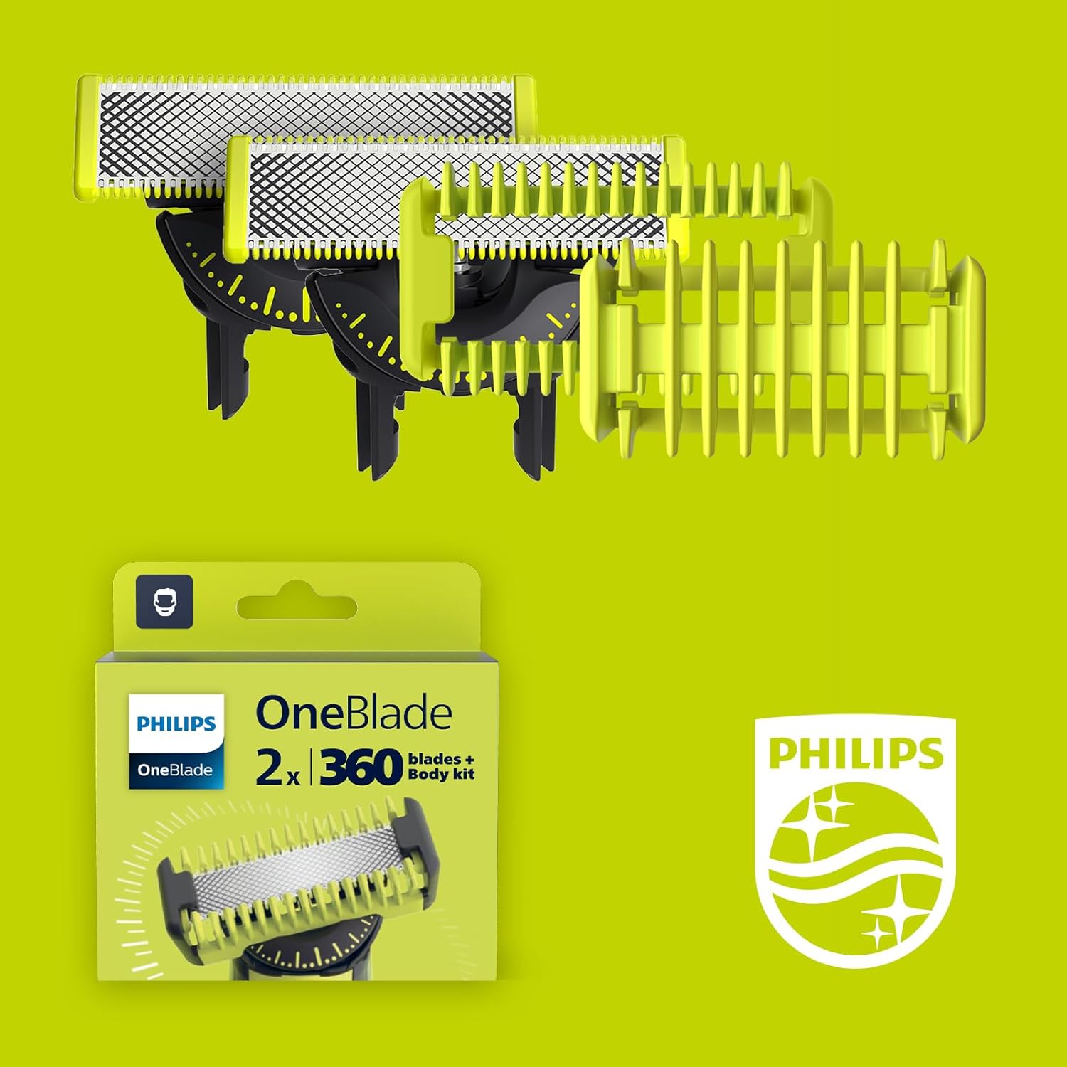 Buy Philips,Philips OneBlade 360 Replacement Blades for Face &amp; Body (Model - Gadcet UK | UK | London | Scotland | Wales| Near Me | Cheap | Pay In 3 | Razors & Razor Blades