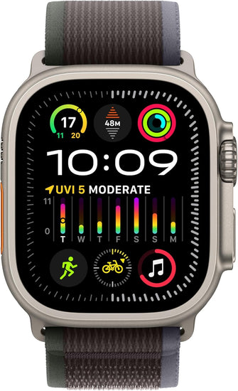 Buy Apple,Apple Watch Ultra 2 [GPS + Cellular 49mm] Smartwatch with Rugged Titanium Case & Blue/Black Trail Loop M/L - Gadcet UK | UK | London | Scotland | Wales| Near Me | Cheap | Pay In 3 | Smart Watches