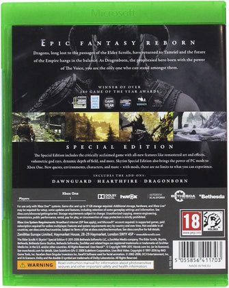 Buy Microsoft,Bethesda Elder Scrolls V: Skyrim Special Edition (Xbox One) - Gadcet UK | UK | London | Scotland | Wales| Ireland | Near Me | Cheap | Pay In 3 | Video Game Software