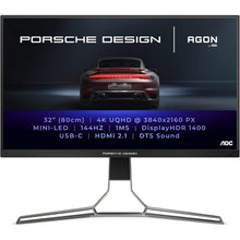 Buy AOC,AOC AGON Porsche Design PD32M – 32-Inch 4K UHD Monitor, 144Hz, IPS, 1ms GTG, Light FX, Mini LED UHD, HDR 1400, HDMI 2.1, USB-C 3.2, DP 1.4 - Gadcet UK | UK | London | Scotland | Wales| Near Me | Cheap | Pay In 3 | Gaming Computers
