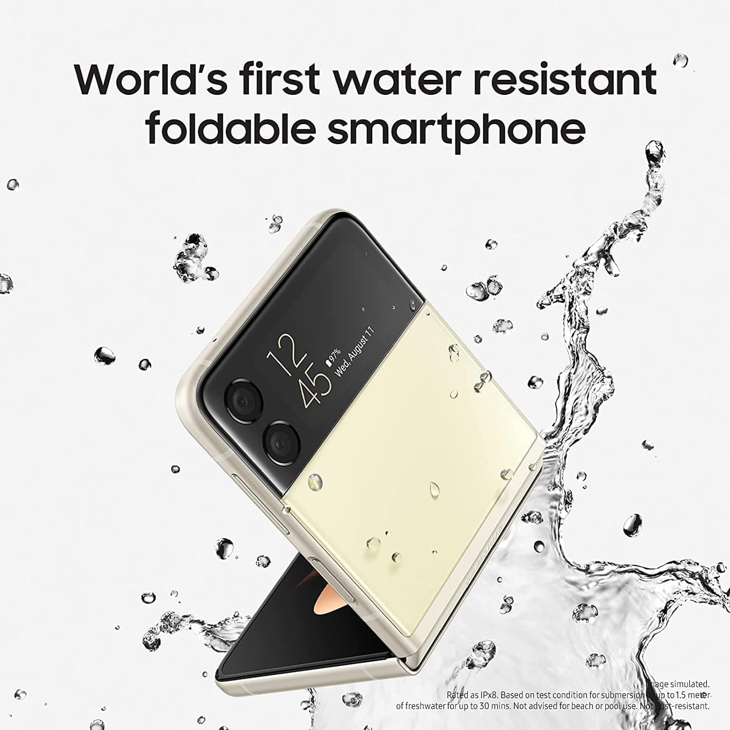 Buy Samsung,Samsung Galaxy Z Flip3 5G - 128GB Storage - 8GB RAM - Dual Sim - Cream - Unlocked - Gadcet UK | UK | London | Scotland | Wales| Near Me | Cheap | Pay In 3 | Unlocked Mobile Phone