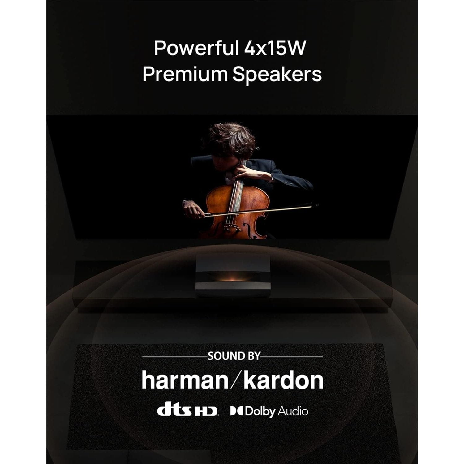 Buy XGIMI,XGIMI Aura 4K UHD Ultra Short Throw Projector for Home Theater I 1800 ISO Lumens HDR10 Integrated 60W Harman Kardon Speaker I Android TV 10.0 I Wireless Casting - Gadcet UK | UK | London | Scotland | Wales| Near Me | Cheap | Pay In 3 | Projectors