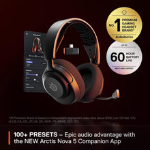 SteelSeries Arctis Nova 5 Wireless Gaming Headset – PC, PS4/PS5, Mobile | 60H Battery, 2.4GHz/Bluetooth, ClearCast Mic, 100+ Audio Presets