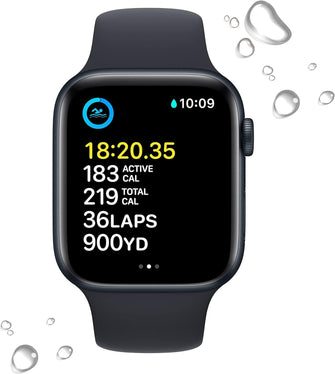 Buy Apple,Apple Watch SE 2nd Gen 44mm GPS Midnight Aluminium Case & Sport Band - Gadcet UK | UK | London | Scotland | Wales| Near Me | Cheap | Pay In 3 | Watches