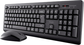 Trust Primo Wireless Keyboard and Mouse Set – Black