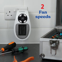 Buy Russell Hobbs,Russell Hobbs RHPH2001 500W Ceramic Plug Heater – Adjustable Thermostat, 12-Hour Timer, LED Display, 2 Fan Speeds – White - Gadcet UK | UK | London | Scotland | Wales| Near Me | Cheap | Pay In 3 | Plug