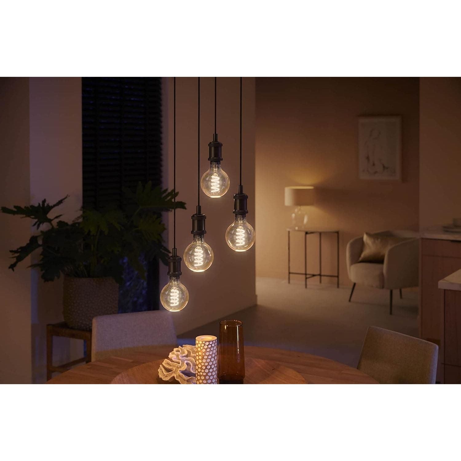 Buy Philips Hue,Philips Hue White Ambiance Filament Single Smart LED Globe [E27 Edison Screw] - 550 Lumens. Works with Alexa, Google Assistant and Apple Homekit - Gadcet UK | UK | London | Scotland | Wales| Near Me | Cheap | Pay In 3 | LED Light Bulbs