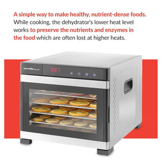 Buy SousVideTools,SousVideTools Hendi 6-Tray Stainless Steel Food Dehydrator with Touch Panel, Timer & Thermostat Control for Fruit, Meat, and Vegetables - Gadcet UK | UK | London | Scotland | Wales| Near Me | Cheap | Pay In 3 | Kitchen Appliances