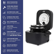 Buy YUM,Yum Asia Hotaru 3-Cup Induction Rice Cooker – Slate Grey | Ceramic Bowl, Multi-Cooker, LED Display, UK Plug - Gadcet UK | UK | London | Scotland | Wales| Near Me | Cheap | Pay In 3 | Pressure Cookers