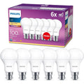 Buy PHILIPS,PHILIPS LED B22 Frosted 6 Pack Light Bulbs - 13 W (100 W) [Warm White] EyeComfort Non Dimmable for Indoor Home Lighting - Gadcet UK | UK | London | Scotland | Wales| Near Me | Cheap | Pay In 3 | LED Light Bulbs