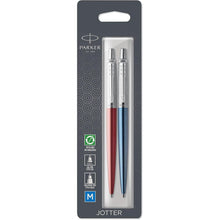 Buy Parker,Parker Jotter London Duo Discovery Pack: Kensington Red Ballpoint & Royal Blue Gel Pen - Gadcet UK | UK | London | Scotland | Wales| Near Me | Cheap | Pay In 3 | Pen & Pencil Sets
