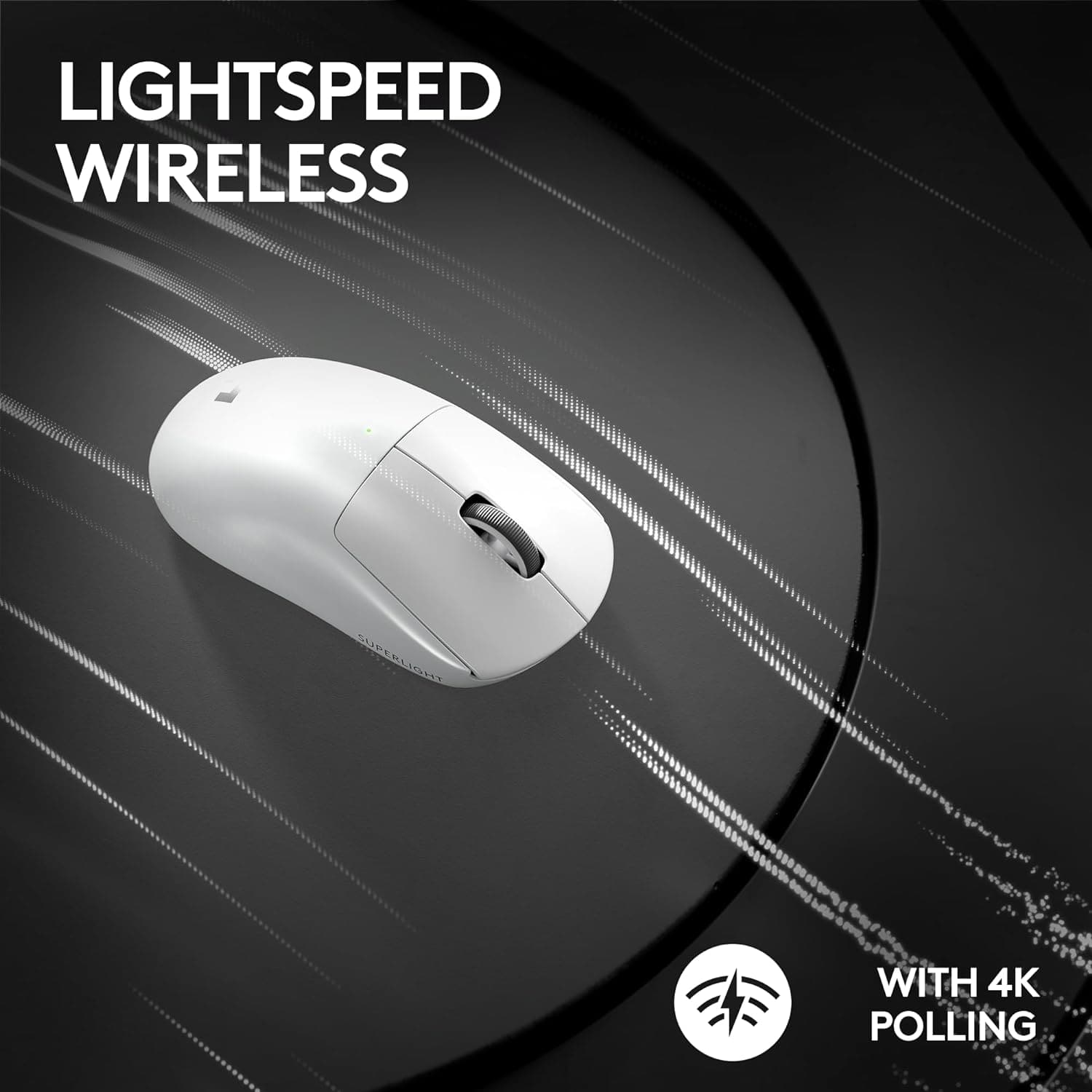 Logitech G PRO X SUPERLIGHT 2 LIGHTSPEED Wireless Gaming Mouse, Lightweight, LIGHTFORCE Hybrid Switches, HERO 2 Sensor, 32,000 DPI, 5 Programmable Buttons, USB-C Charging, PC & Mac - White - 6