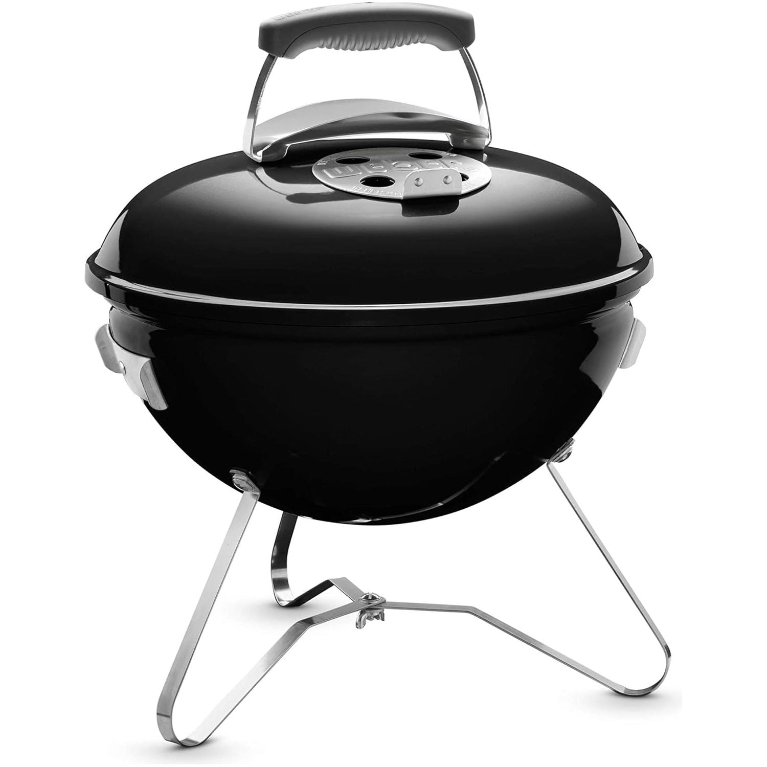 Buy Weber,Weber Smokey Joe Charcoal Grill BBQ, 37cm, Portable with Lid & Plated Steel Legs, Porcelain-Enamelled Bowl - Black (1111004) - Gadcet UK | UK | London | Scotland | Wales| Near Me | Cheap | Pay In 3 | Outdoor Grills