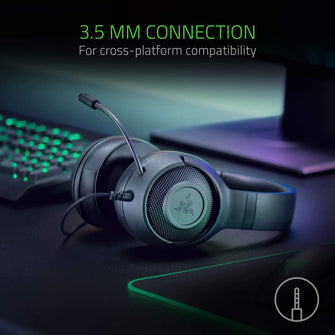 Buy Razer,RAZER Kraken X Lite 7.1 Gaming Headset - Black - Gadcet UK | UK | London | Scotland | Wales| Ireland | Near Me | Cheap | Pay In 3 | Headphones & Headsets