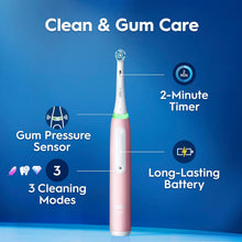 Buy Oral-B,Oral-B iO3 Electric Toothbrush – Pink | 3 Cleaning Modes, Whitening, 2-Pin Plug - Gadcet UK | UK | London | Scotland | Wales| Near Me | Cheap | Pay In 3 | Electric Toothbrushes