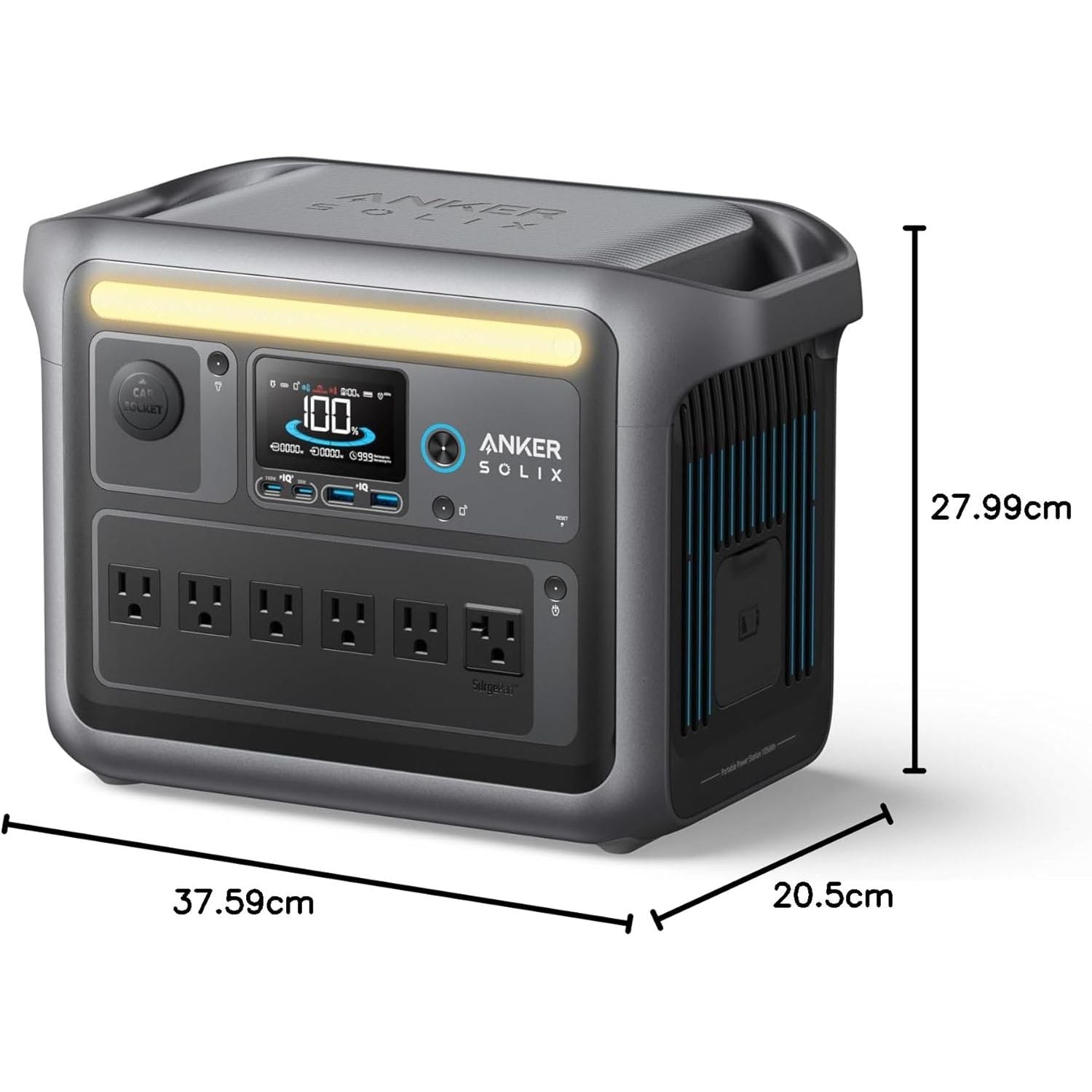 Buy Anker,Anker SOLIX C1000 Portable Power Station 1056Wh | 1800W Solar Generator - Gadcet UK | UK | London | Scotland | Wales| Near Me | Cheap | Pay In 3 | Power Stations