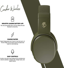 Buy Skullcandy,Skullcandy Crusher Over-Ear Wireless Headphones with Sensory Bass, 40 Hr Battery, Microphone, Works with iPhone Android and Bluetooth Devices - Moss/Olive - Gadcet UK | UK | London | Scotland | Wales| Ireland | Near Me | Cheap | Pay In 3 | Headphones & Headsets