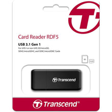Buy Transcend,Transcend RDF5 USB 3.1 Type-A SD & microSD Card Reader – Black (TS-RDF5K) - Gadcet UK | UK | London | Scotland | Wales| Near Me | Cheap | Pay In 3 | Memory Card Readers