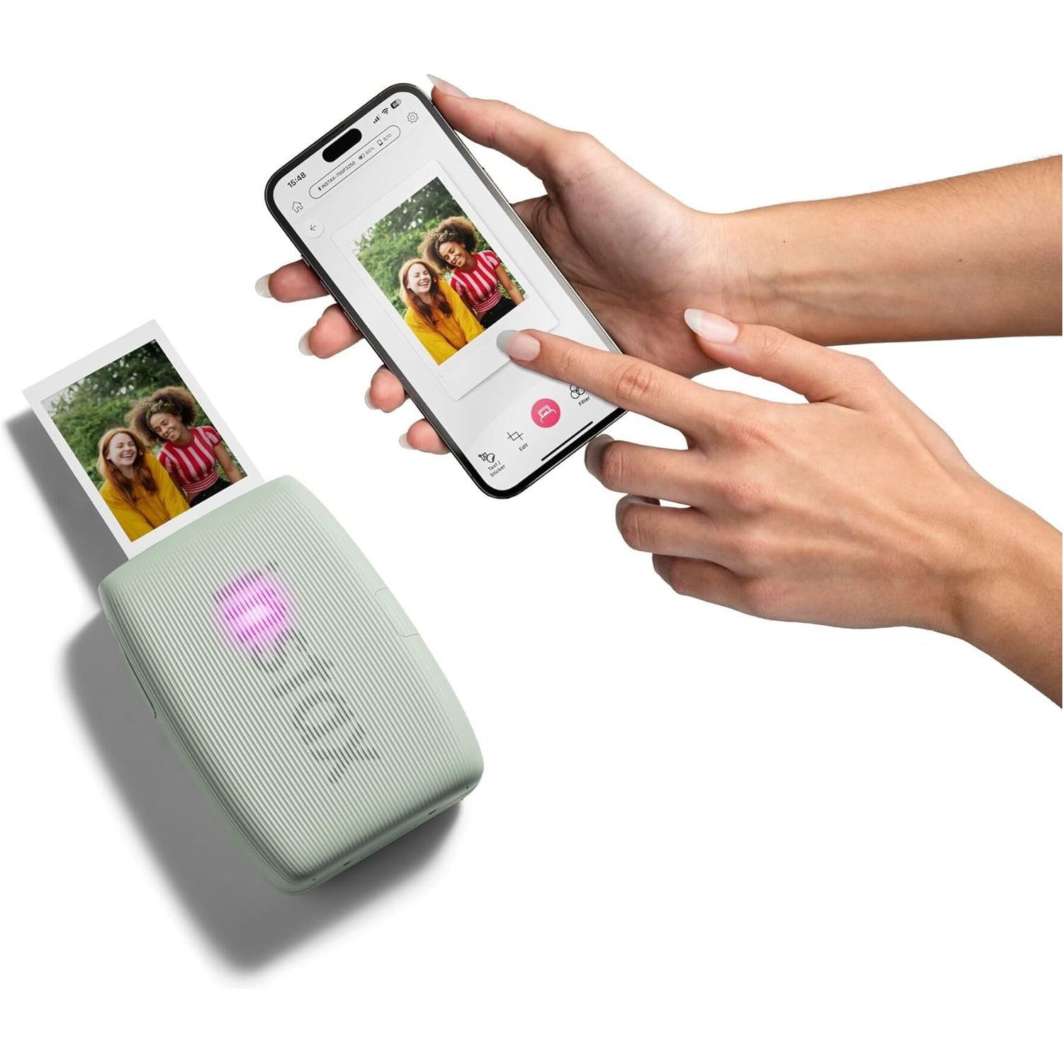 Buy Fujifilm,Fujifilm INSTAX mini LINK 3 Smartphone Photo Printer – Sage Green - Gadcet UK | UK | London | Scotland | Wales| Near Me | Cheap | Pay In 3 | Instant Camera