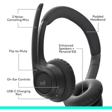Buy Logitech,Logitech Zone 300 Wireless Bluetooth Headset – Black - Gadcet UK | UK | London | Scotland | Wales| Near Me | Cheap | Pay In 3 | Headphones & Headsets