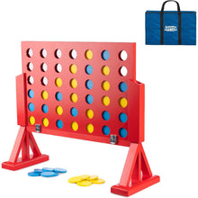 Buy Grasshopper Games,4 in a Row Wooden Game Set | 46 Discs | Classic Four in a Line | Includes Carry Bag | Outdoor Family - Gadcet UK | UK | London | Scotland | Wales| Near Me | Cheap | Pay In 3 | Board Games