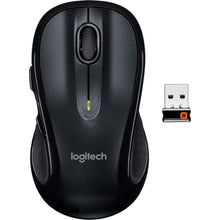 Logitech M510 Advanced Full-Size Wireless Mouse – Laser-Grade Tracking (Black)
