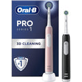 Buy Oral-B,Oral-B Pro Series 1 Electric Toothbrush - Black & Pink Duo Pack - Gadcet UK | UK | London | Scotland | Wales| Ireland | Near Me | Cheap | Pay In 3 | Health & Beauty