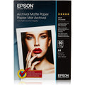 Buy Epson,Epson C13S041342 Archival Matte Paper - A4, 210 x 297mm, 189 g/m², 50 Sheets, White - Gadcet UK | UK | London | Scotland | Wales| Near Me | Cheap | Pay In 3 | Printer & Copier Paper