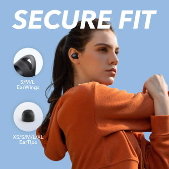 Buy Soundcore,Soundcore Wireless Earbuds, by Anker Life A1 Bluetooth Earbuds, Powerful Customized Sound, 35H Playtime, Wireless Charging, USB-C Fast Charge, IPX7 Waterproof, Button Control, Commute, Sports - Black - Gadcet.com | UK | London | Scotland | Wales| Ireland | Near Me | Cheap | Pay In 3 | Headphones